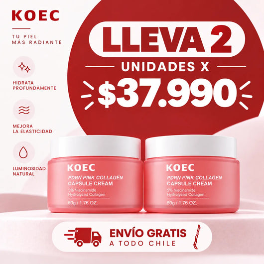 Crema de Colágeno en Cápsulas KOEC™ / Hidratación Profunda