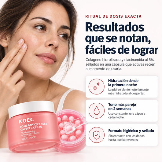 Crema de Colágeno en Cápsulas KOEC™ / Hidratación Profunda