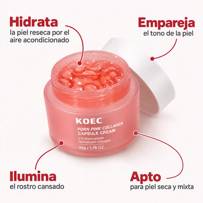 Crema de Colágeno en Cápsulas KOEC™ / Hidratación Profunda