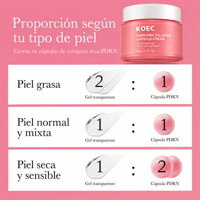 Crema de Colágeno en Cápsulas KOEC™ / Hidratación Profunda