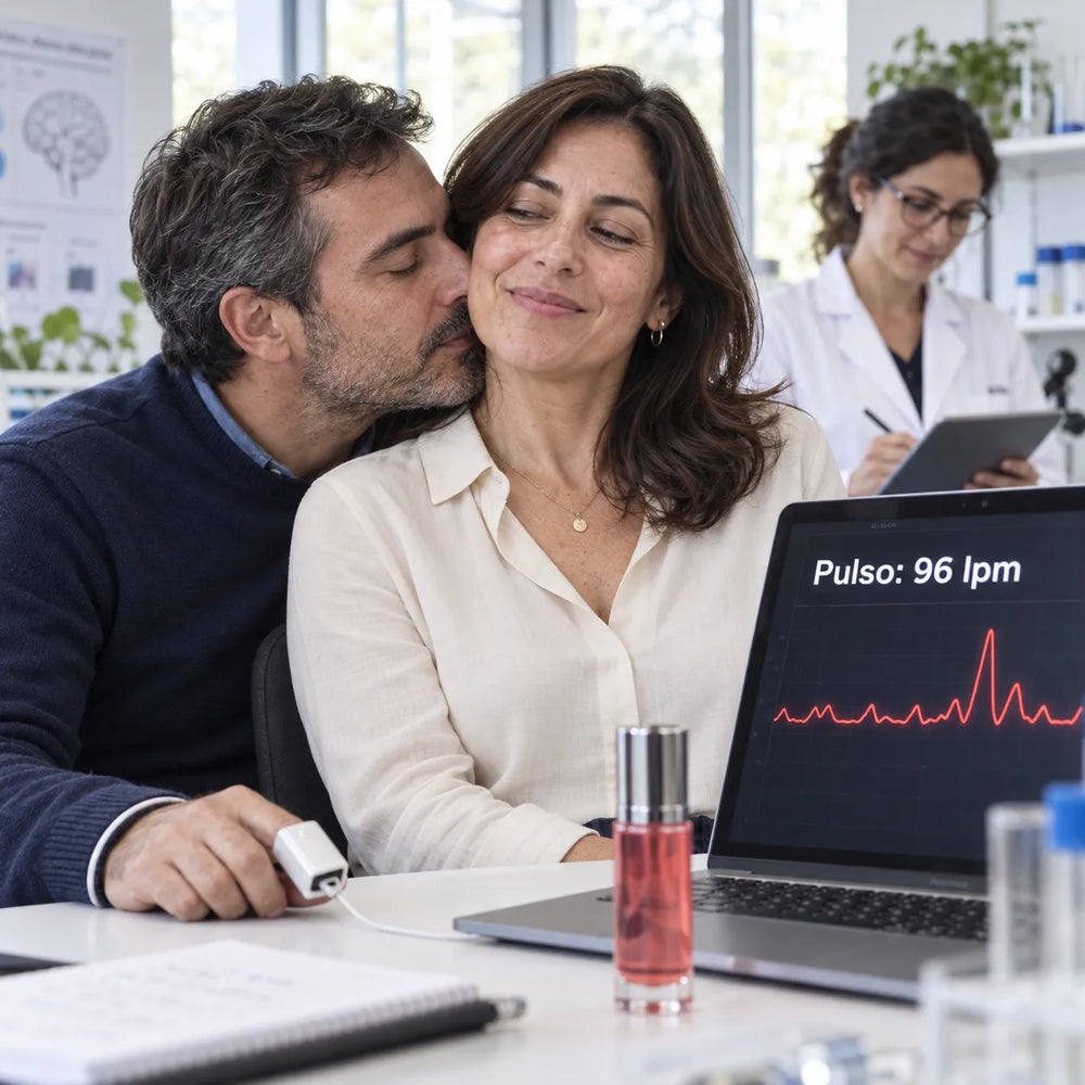 3. Tu olor le acelera el corazón, aunque él no se dé cuenta